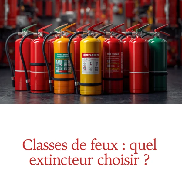 Classe de feux quel extincteur choisir