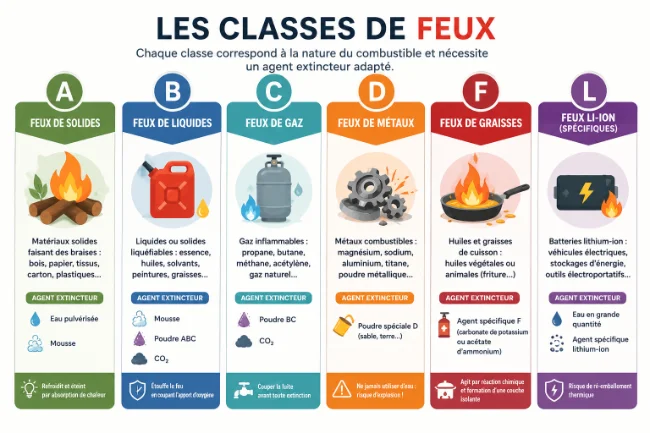 Les Classes de Feu