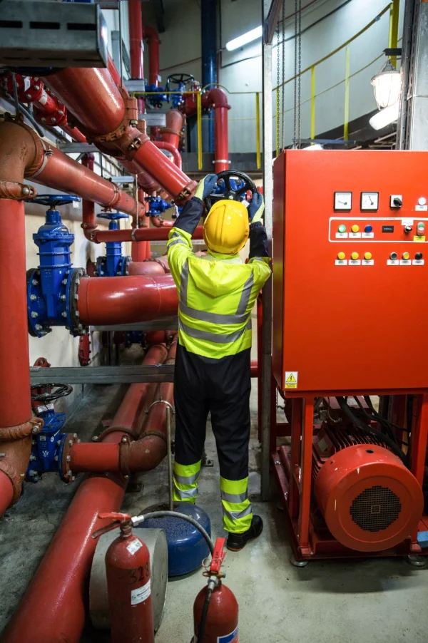 Étapes d'installation d'un système anti-incendie