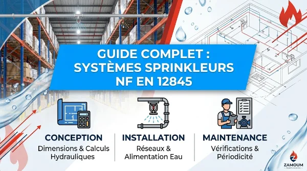 NF EN 12845 exigences, conception et maintenance sprinkleurs
