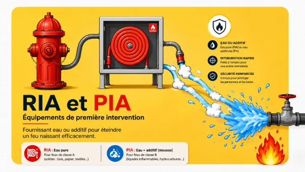 PIA incendie différences avec le RIA et usages
